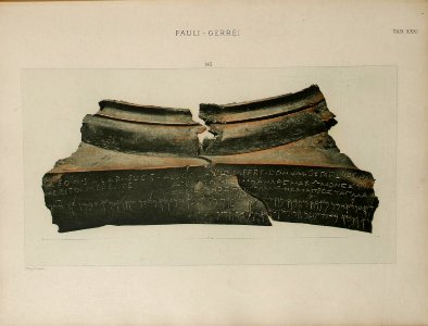 Corpus Inscriptionum Semiticarum CIS I 143 (from Sardinia)