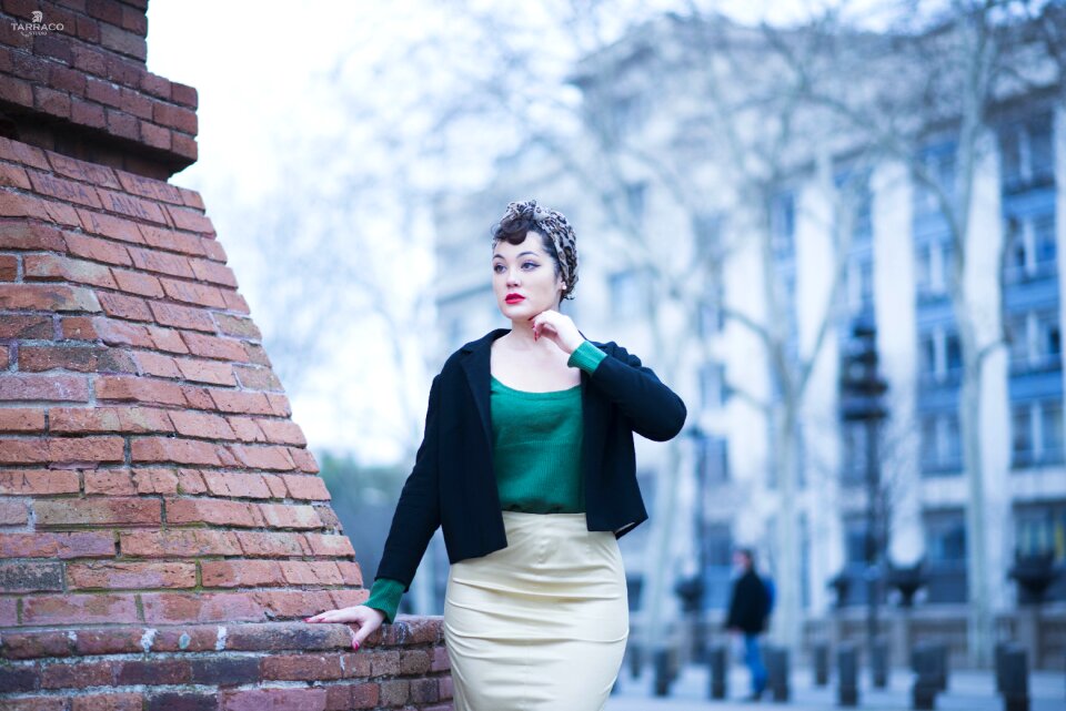 Women pinup portrait