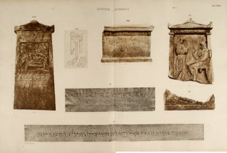 Corpus Inscriptionum Semiticarum CIS I 115-121 (from Athens and Piraeus)