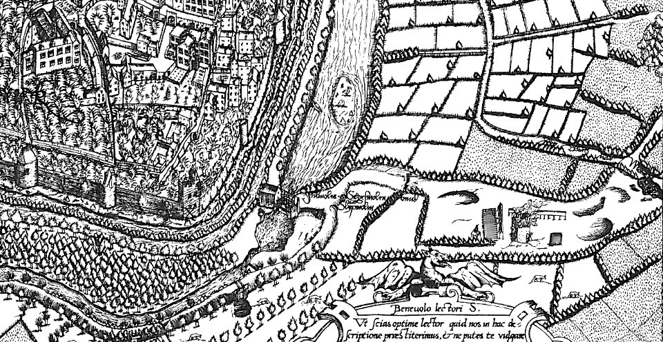 Corputius-Plan 1566 Feldbrandziegelei
