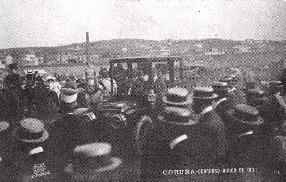 Corralón da Gaiteira, concurso hípico (1908)