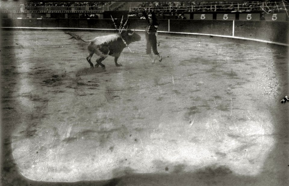 Corrida de toros en una plaza (7 de 61) - Fondo Car-Kutxa Fototeka