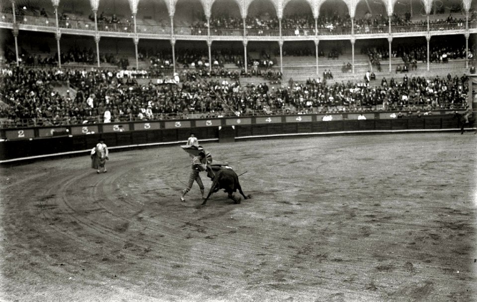 Corrida de toros en una plaza (29 de 61) - Fondo Car-Kutxa Fototeka