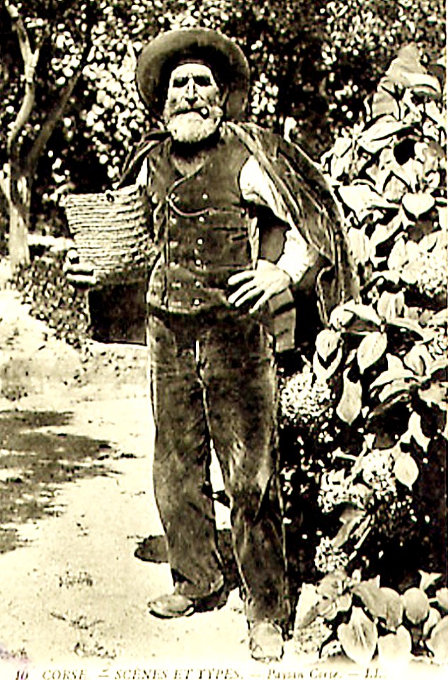 Corse type de paysan