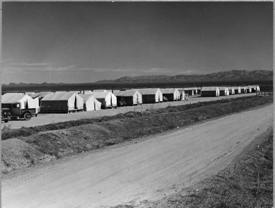 Cortaro Farms, Pinal County, Arizona. Quarters for Negro cotton pickers on industrialized cotton far . . . - NARA - 522187