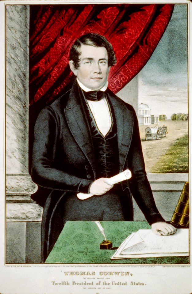 Thomas Corwin the peoples choice for twelfth President of the United States