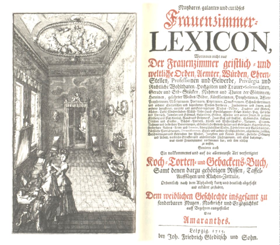 Amaranthes Frauenzimmer-Lexicon 1715