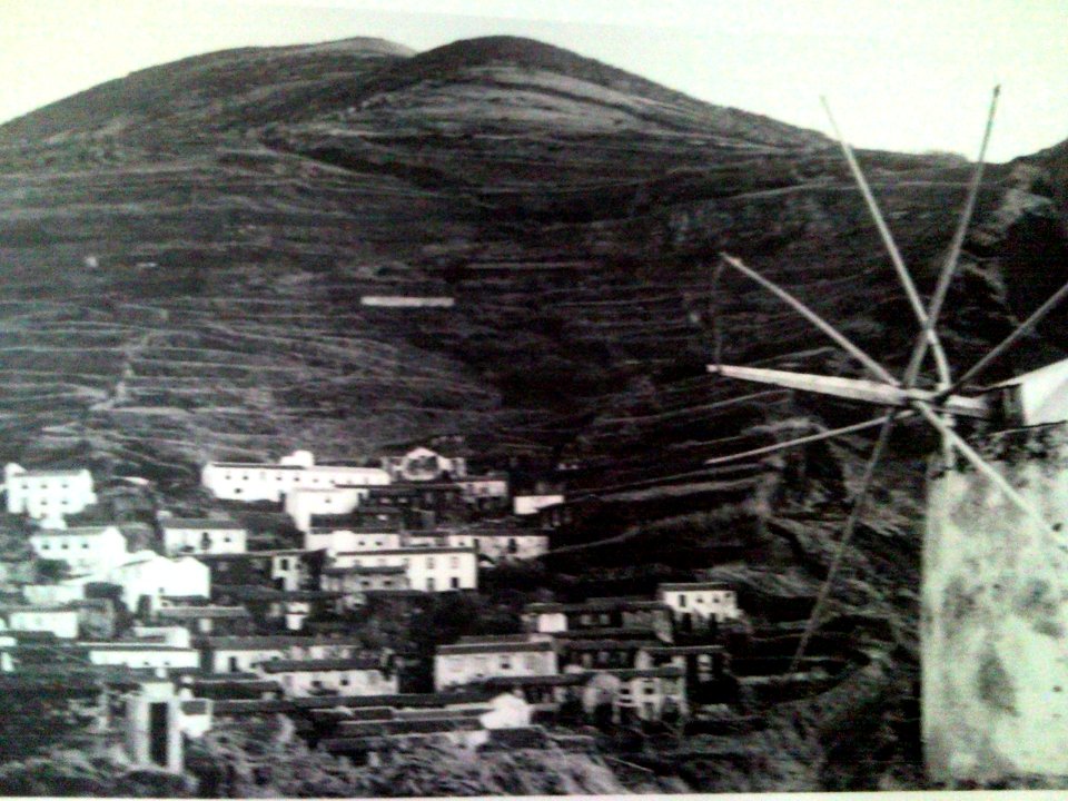Corvo, início do Séc, XX, paisagem, Arquivo de Villa Maria, Angra do Heroísmo, ilha Terceira, Açores