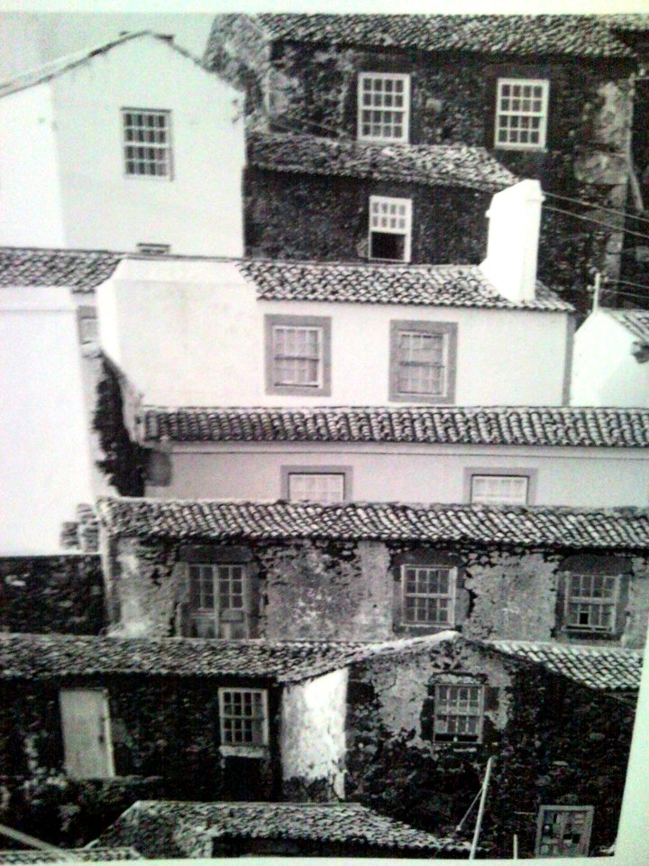 Corvo, início do Séc, XX, Vila do Corvo, casas antigas, Arquivo de Villa Maria, Angra do Heroísmo, ilha Terceira, Açores