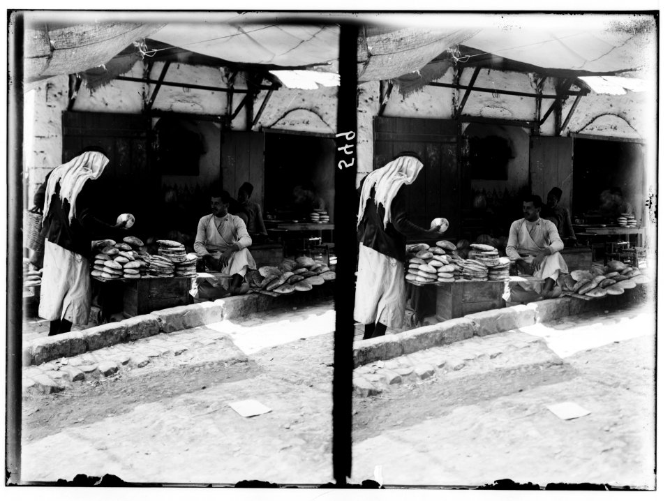 Costumes, characters, etc. Bread vendor LOC matpc.01247