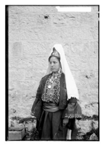Costumes, characters, etc. Bethlehem woman LOC matpc.11764