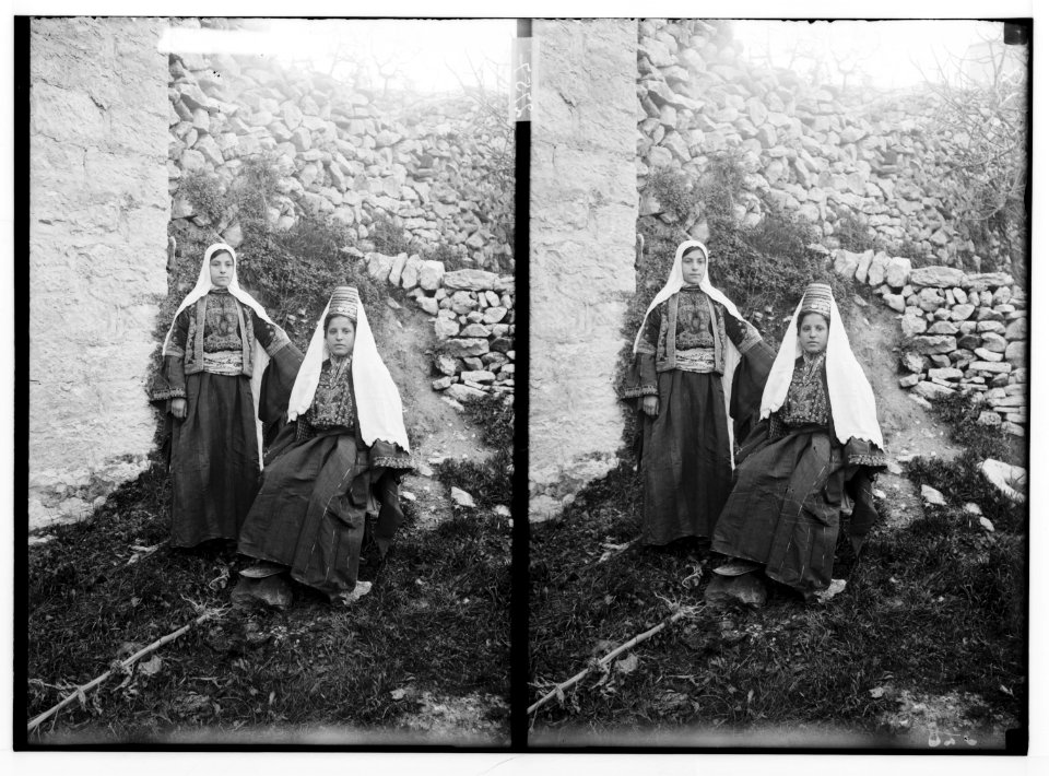 Costumes, characters, etc. Bethlehem women LOC matpc.01234