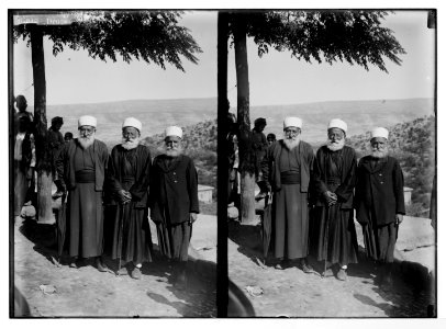Costumes, characters, etc. Druse (i.e., Druze) sheikhs LOC matpc.05611