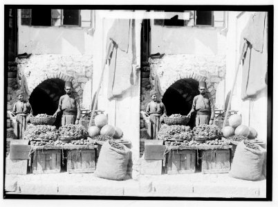 Costumes, characters, etc. Fruit vendor LOC matpc.01248