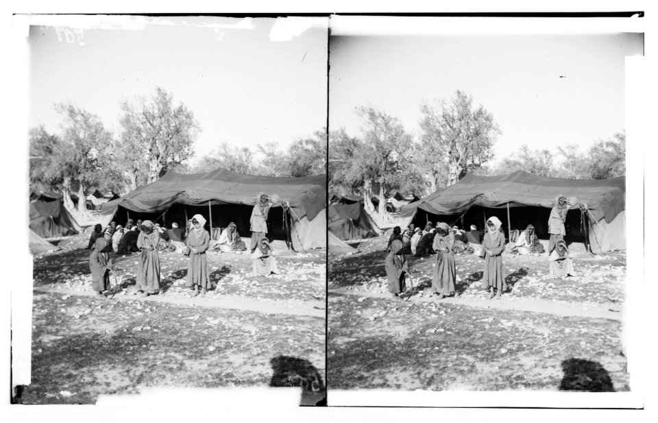 Costumes, characters, etc. Gipsy (i.e., gypsy) encampment LOC matpc.01221
