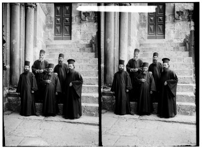 Costumes, characters, etc. Greek priests LOC matpc.01267