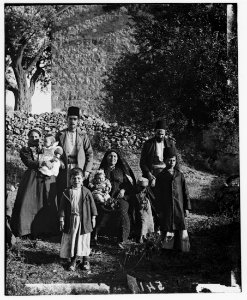 Costumes, characters, etc. Group of Ashkenazim Jews LOC matpc.00074