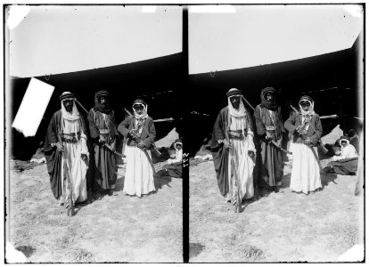 Costumes, characters, etc. Group of Bedouins LOC matpc.01272