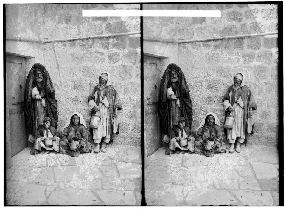 Costumes, characters, etc. Group of beggars LOC matpc.01270