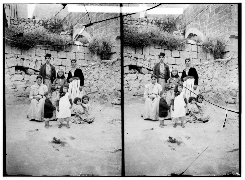 Costumes, characters, etc. Native family of Nazareth LOC matpc.01235