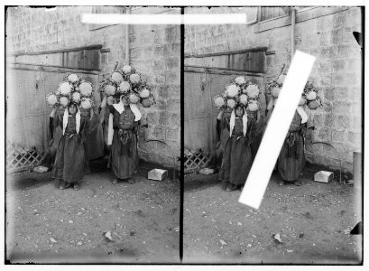 Costumes, characters, etc. Peasants laden with cauliflowers LOC matpc.01287