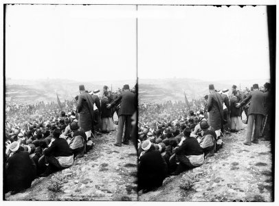 Costumes, characters, etc. Sword dance in procession (Nebi Musa procession) LOC matpc.01220