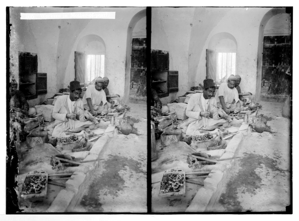 Costumes, characters, etc. Workers in mother-of-pearl LOC matpc.07583