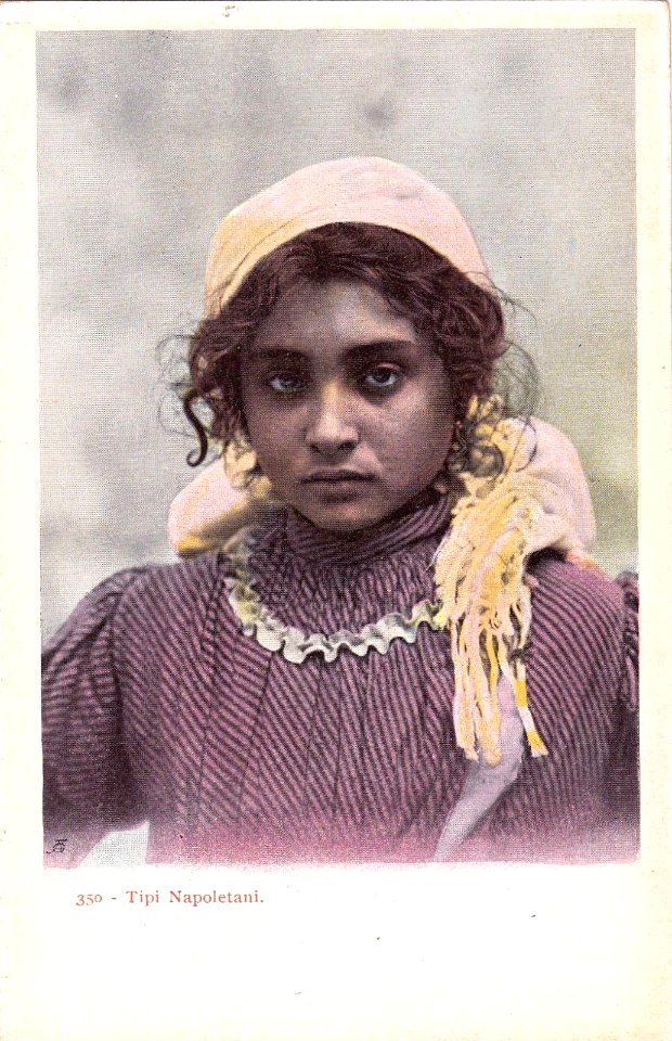COSTUMI NAPOLETANI - Ed.Ag - Bambina con Cuffia