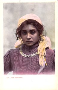 COSTUMI NAPOLETANI - Ed.Ag - Bambina con Cuffia