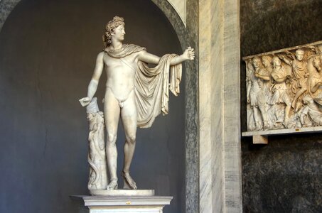 Museum statue marble