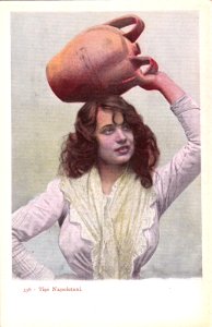 COSTUMI NAPOLETANI - Ed.Ag - Donna con Otre