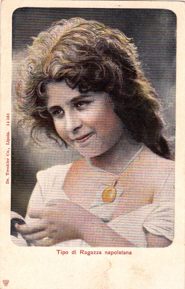 COSTUMI NAPOLETANI - Ed.Trenkler - Tipo di Ragazza Napoletana