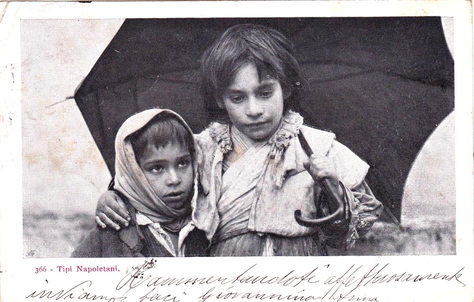 COSTUMI NAPOLETANI - Ed.Ag - Bambini sotto l'Ombrello
