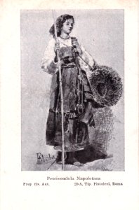 COSTUMI NAPOLETANI - Pescivendola Napoletana - F.Mola