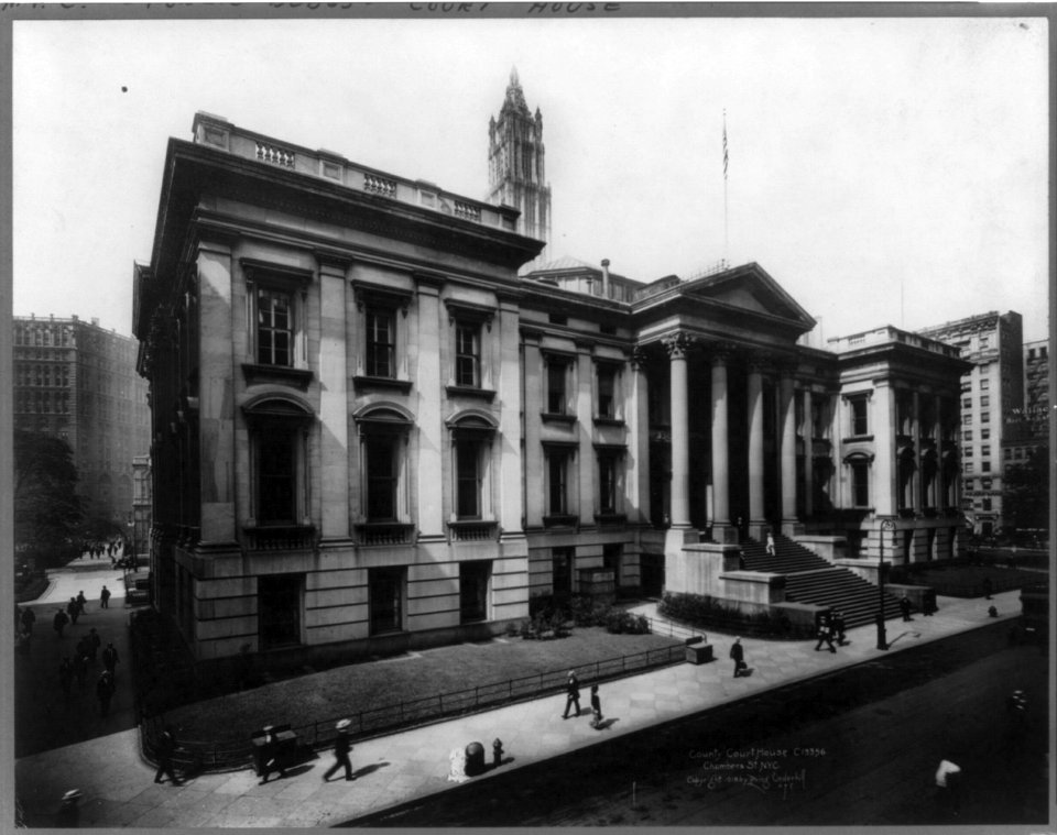 County Court House, Chambers St., New York City LCCN2005684853