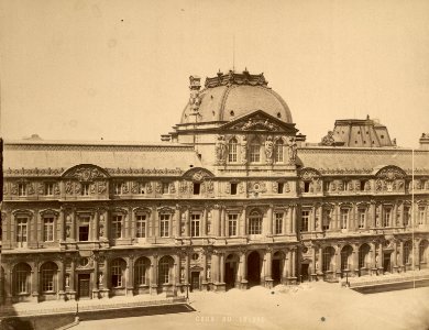 Cour du Louvre ca. 1865-ca. 1895 photo