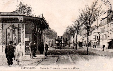 Courbevoie tramway Francq TPDS Courbevoie-Etoile 1905