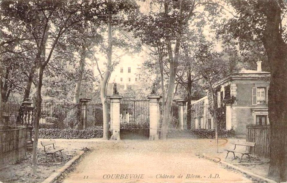Courbevoie Chateau de Becon