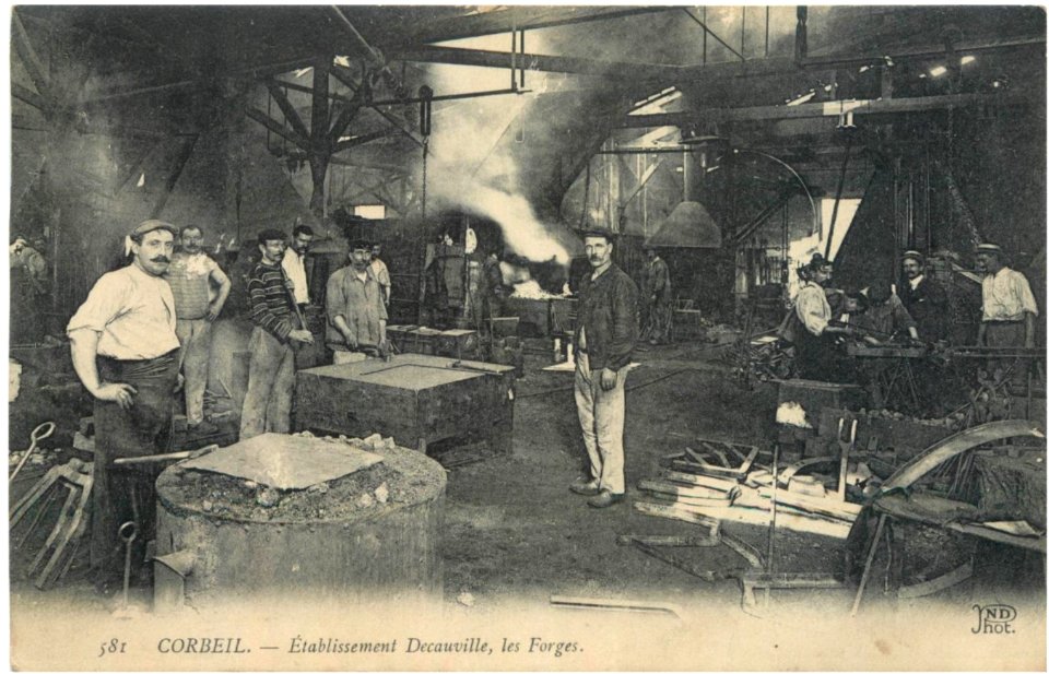 Courbeil - Etablissement Decauville, les Forges