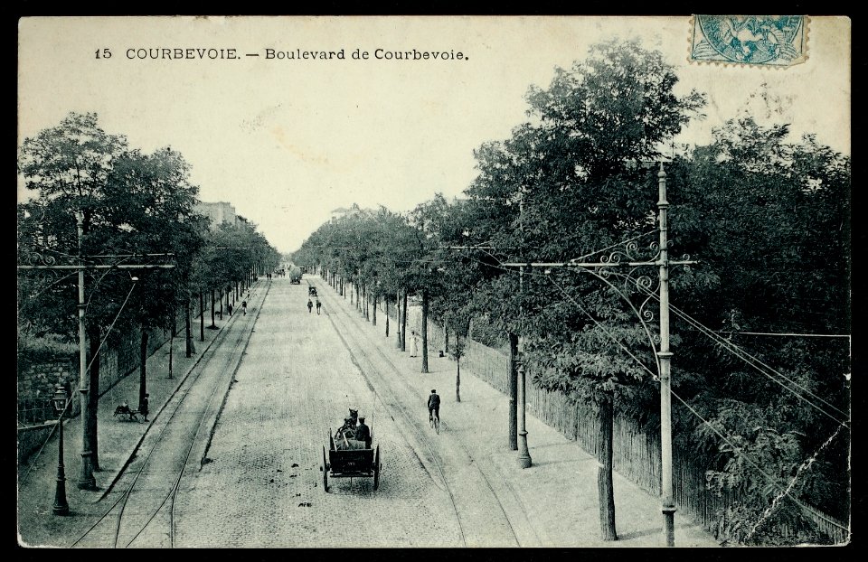 Courbevoie.Avenue de Courbevoie
