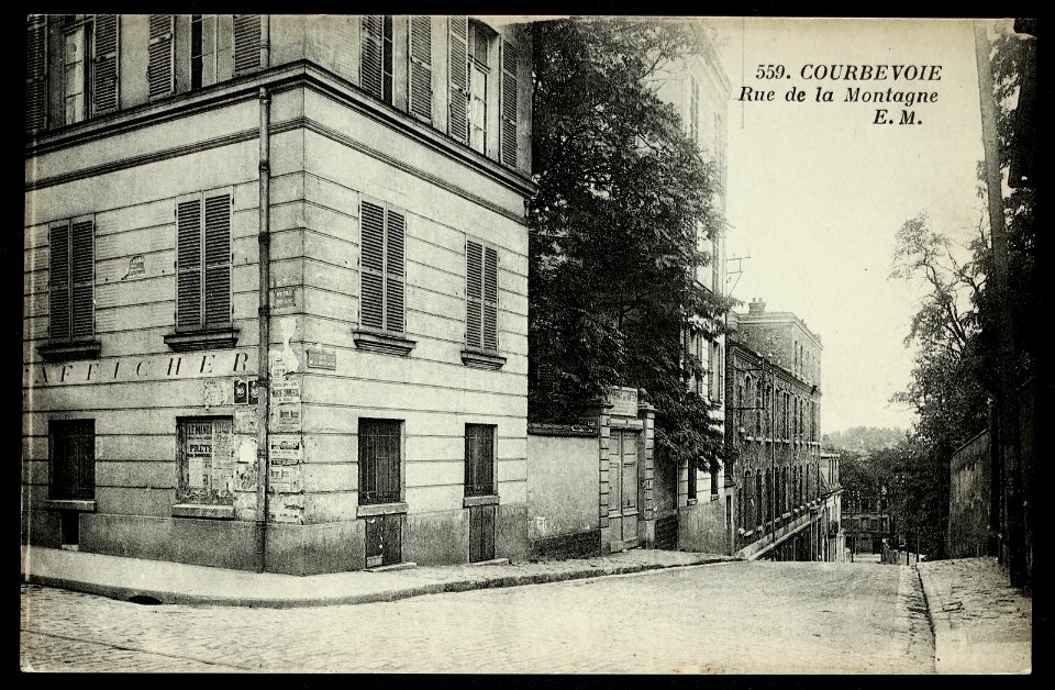 Courbevoie.Rue de la Montagne