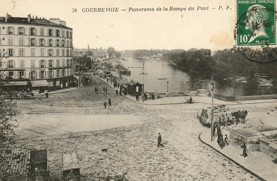 Courbevoie.Pont de Courbevoie.Panorama