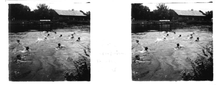 Course de natation. Camon-Amiens. 11-07-15. Départ - Fonds Berthelé - 49Fi930