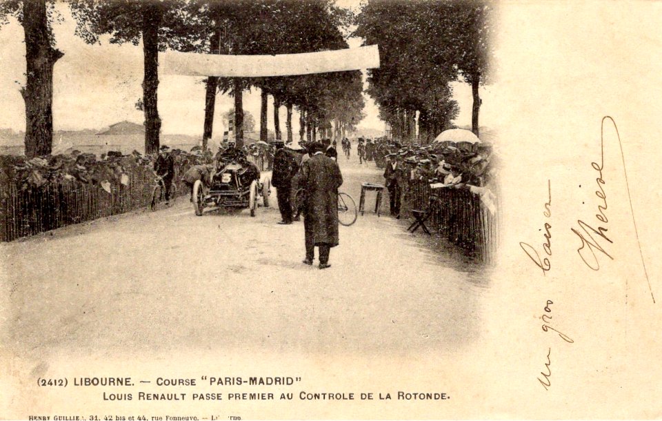 Course Paris-Madrid - étape dans le bordelais 7