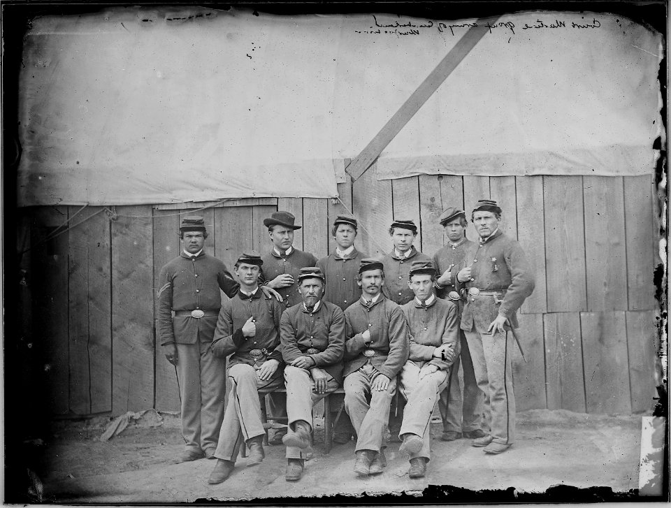 Court martial group, Army of the Cumberland - NARA - 526923