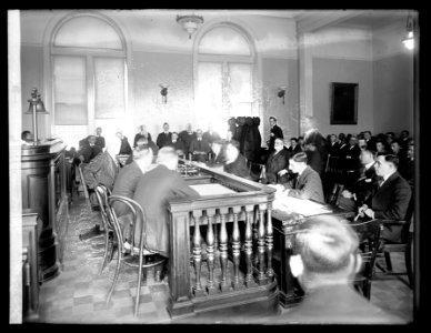 Court scene- trial Ziang Sum Wan LCCN2016851336