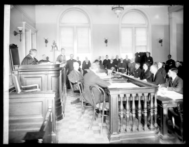 Court scene- trial Ziang Sum Wan LCCN2016851337