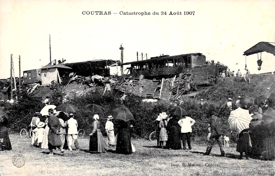 Coutras - accident ferroviaire 1907 2