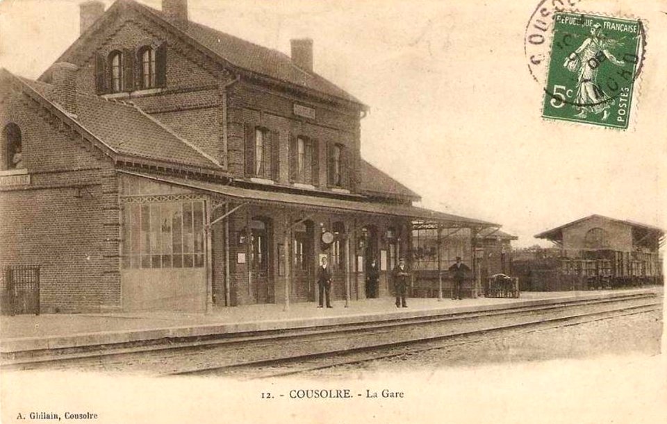 Cousolre - Gare en 1908