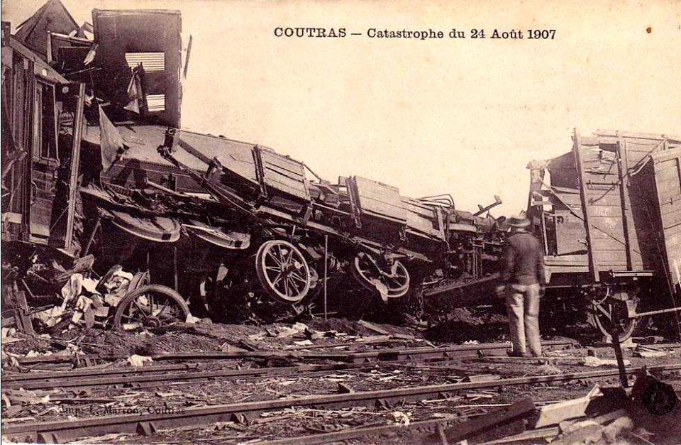 Coutras - accident ferroviaire 1907 3